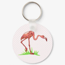 Frannie Flamingo keychains