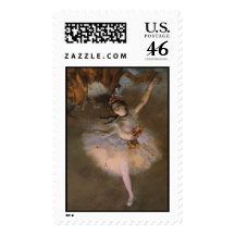 Franqueo con la pintura de Edgar Degas