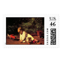 Franqueo con la pintura de Thomas Eakins