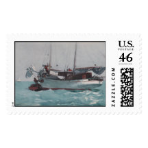 Franqueo con la pintura de Winslow Homer