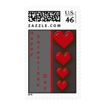 Franqueo de los corazones del el día de San Valent