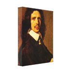 Frans Hals - Portrait of a man Stretched Canvas Prints