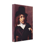 Frans Hals - Portrait of a Seated Man Gallery Wrapped Canvas
