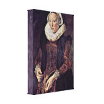 Frans Hals - Portrait of a woman Gallery Wrapped Canvas