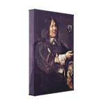 Frans Hals - Portrait of Stephanus Geeraerdts Stretched Canvas Print