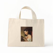 Franz Eybl - Lesendes Mädchen (Reading Girl), 1850 Bags