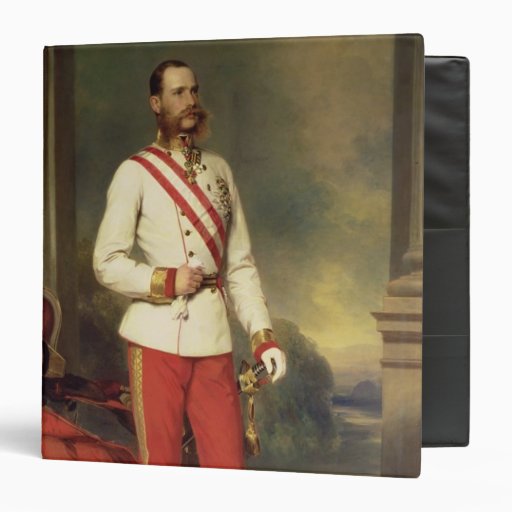 Franz Joseph I, Emperor of Austria 3 Ring Binder