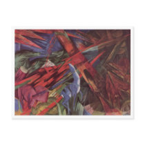Franz Marc - Animal Fates 1913 Canvas Death After Postcards
