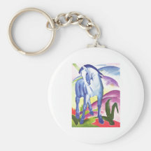 Franz Marc - Blue Horse I 1911 Equine Equestrian Key Chains