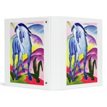 Franz Marc - Blue Horse I 3 Ring Binders