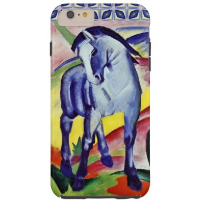 Franz Marc Blue Horse Vintage Fine Art Painting Tough iPhone 6 Plus Case