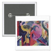 Franz Marc - Composition III 1914 Canvas Abstract Pin