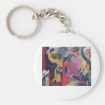 Franz Marc - Composition III 1914 Canvas Abstract Key Chains