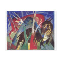 Franz Marc - Fabeltiere I 1913 Horse Abstract Post Card