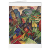 Franz Marc - Foxes 1913 Oil Canvas Red Fox Sly Cards