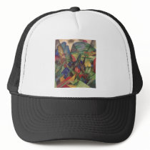 Franz Marc - Foxes 1913 Oil Canvas Red Fox Sly Mesh Hat