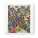 Franz Marc - Foxes 1913 Oil Canvas Red Fox Sly magnets