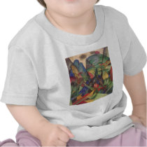 Franz Marc - Foxes 1913 Oil Canvas Red Fox Sly T Shirt