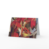 Franz Marc - Foxes cards by tartanphoenix Franz Marc - Foxes cards