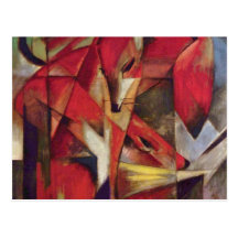 Franz Marc - Foxes Post Card