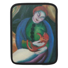Franz Marc - Girl with a Cat II iPad Sleeves