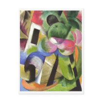 Franz Marc - House w/ Trees Small Composition 1914 Postcard
