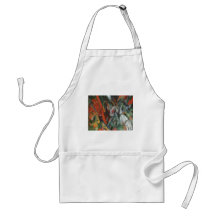 Franz Marc - In Rain 1912 Oil Canvas People Palm Aprons
