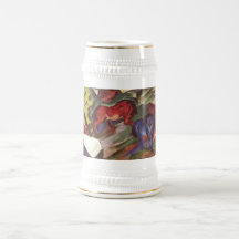 Franz Marc - Red & Blue Horse 1912 Paper Horses Mugs