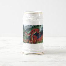 Franz Marc - Red Deer II 1912 Forest Animal fawn Coffee Mugs