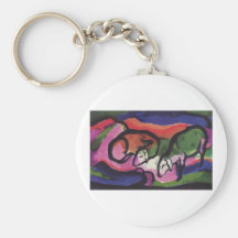 Franz Marc - Sheep 1912 Canvas Ewe Ram Wool Easter Key Chains