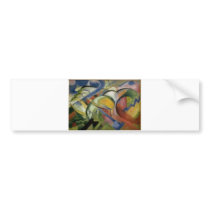 Franz Marc The Lamb 1913-14 Sheep Ewe Baby Animal Bumper Sticker