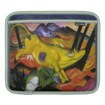 Franz Marc - The Yellow Cow - Expressionist Art Sleeves For iPads