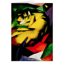 Franz Marc Tiger Note Card