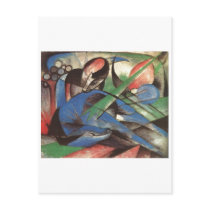Franz Marc -  Träumendes Pferd 1913 Horse Equine Postcards