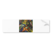 Franz Marc - Tyrol Tirol 1914 Oil Canvas Light Orb Bumper Sticker