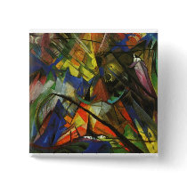 Franz Marc - Tyrol Tirol 1914 Oil Canvas Light Orb Pinback Buttons