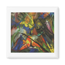 Franz Marc - Tyrol Tirol 1914 Oil Canvas Light Orb Magnet