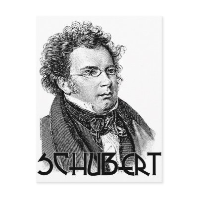 Franz Schubert Cartao Postal por MarchingBand