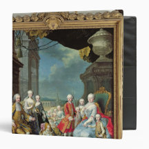 Franz Stephan I  with his wife Marie-Therese Vinyl Binder