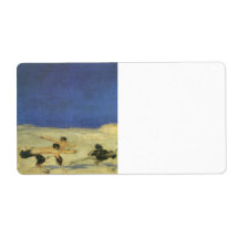 Franz von Stuck - Bunch hunt Personalized Shipping Labels