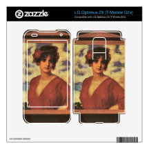 Franz von Stuck - Lady in Red LG Optimus 2X Decals