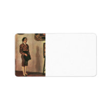 Franz von Stuck - Mary as a bullfighter Custom Address Label