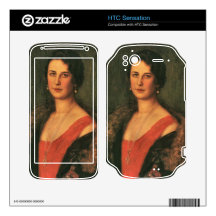 Franz von Stuck - Mrs Patzak Decals For HTC Sensation