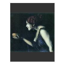 Franz von Stuck - Tilla Durieux as Circe Post Card