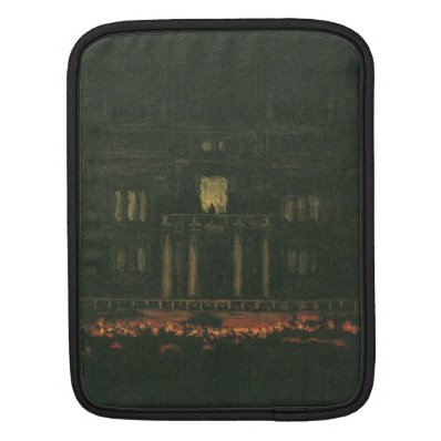 Franz von Stuck - Torches Sleeve For iPads