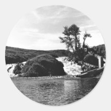 Fraser Falls, Dog Salmon Creek, Kodiak Sticker