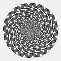 Fraser spiral illusion sticker