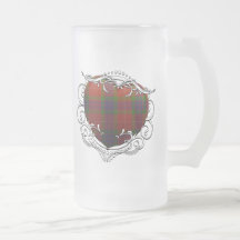 Fraser Tartan Heart Mugs