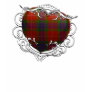 Fraser Tartan Heart