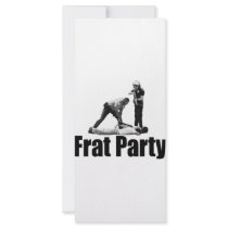 Frat Party Custom Rack Card